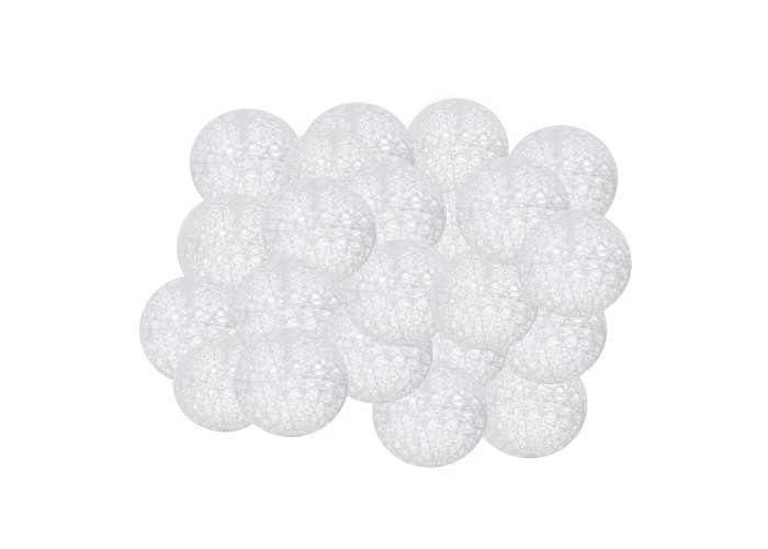 Гірлянда на батарейках Springos Cotton Balls 4 м 20 LED CL0036 Warm White