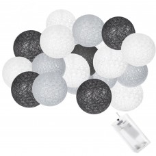 Гірлянда на батарейках Springos Cotton Balls 2 м 10 LED CL0123 Warm White