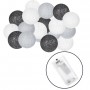 Гірлянда на батарейках Springos Cotton Balls 2 м 10 LED CL0123 Warm White