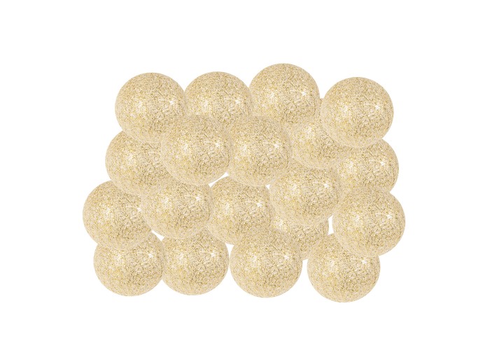 Гірлянда на батарейках Springos Cotton Balls 4 м 20 LED CL0037 Warm White