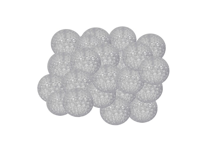 Гірлянда на батарейках Springos Cotton Balls 4 м 20 LED CL0038 Warm White