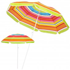 Пляжна парасоля Springos 160 см з регулюванням висоти BU0017