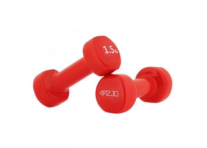 Гантелі вінілові 4FIZJO 2 x 1.5 кг 4FJ0196