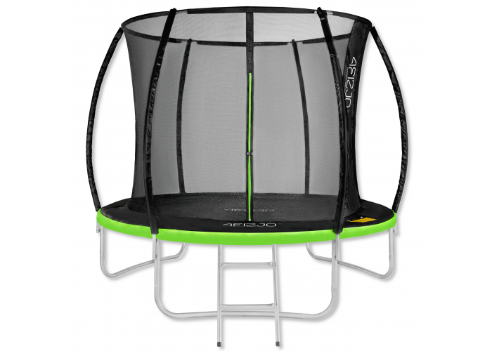 Батут із внутрішньою сіткою 4FIZJO Pro 8FT 252 см 4FJ0308 Black/Green