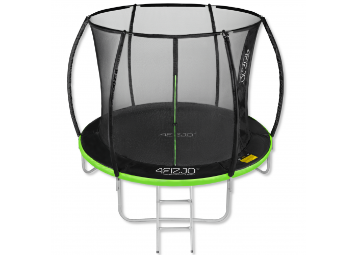 Батут із внутрішньою сіткою 4FIZJO Pro 8FT 252 см 4FJ0308 Black/Green