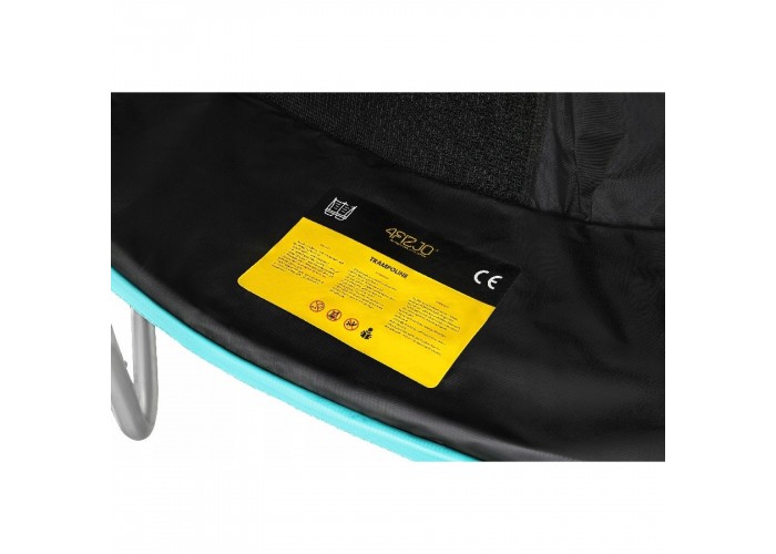 Батут із внутрішньою сіткою 4FIZJO Pro 8FT 252 см 4FJ0309 Black/Blue
