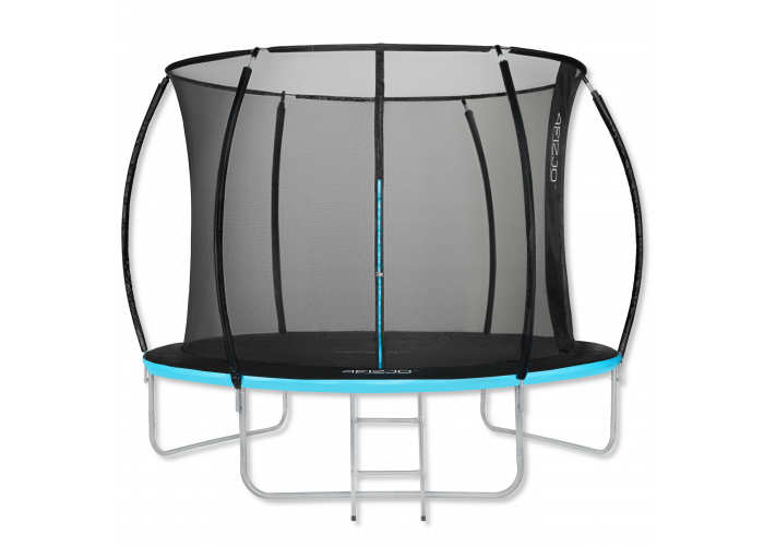 Батут із внутрішньою сіткою 4FIZJO Pro 8FT 252 см 4FJ0309 Black/Blue
