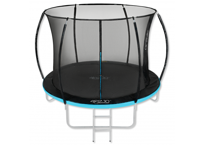 Батут із внутрішньою сіткою 4FIZJO Pro 8FT 252 см 4FJ0309 Black/Blue