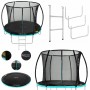 Батут із внутрішньою сіткою 4FIZJO Pro 8FT 252 см 4FJ0309 Black/Blue