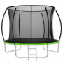 Батут із внутрішньою сіткою 4FIZJO Pro 10FT 312 см 4FJ0311 Black/Green