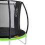 Батут із внутрішньою сіткою 4FIZJO Pro 10FT 312 см 4FJ0311 Black/Green