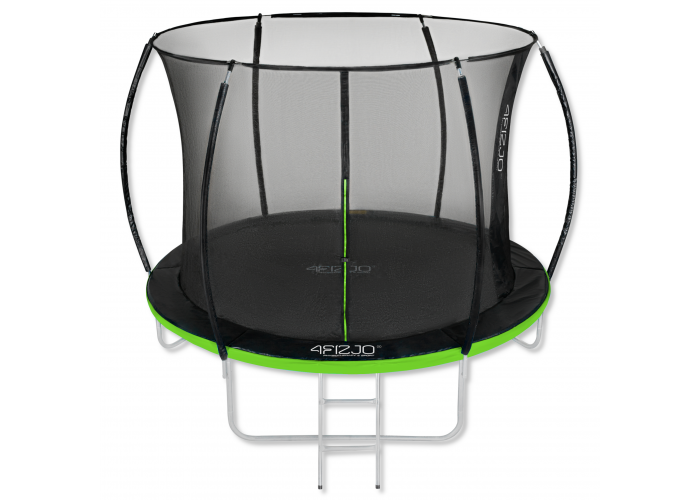 Батут із внутрішньою сіткою 4FIZJO Pro 10FT 312 см 4FJ0311 Black/Green