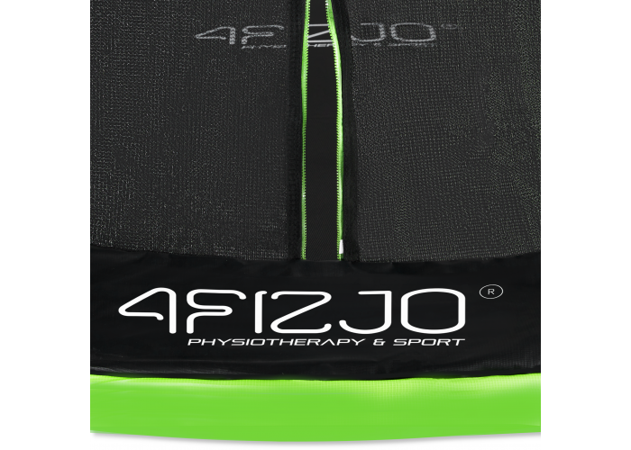 Батут із внутрішньою сіткою 4FIZJO Pro 10FT 312 см 4FJ0311 Black/Green