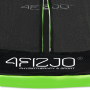 Батут із внутрішньою сіткою 4FIZJO Pro 10FT 312 см 4FJ0311 Black/Green