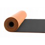 Килимок спортивний 4FIZJO TPE 4 мм для йоги та фітнесу 4FJ0337 Orange/Black