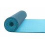 Килимок (мат) спортивний 4FIZJO TPE 180 x 60 x 0.6 см для йоги та фітнесу 4FJ0373 Blue/Sky Blue