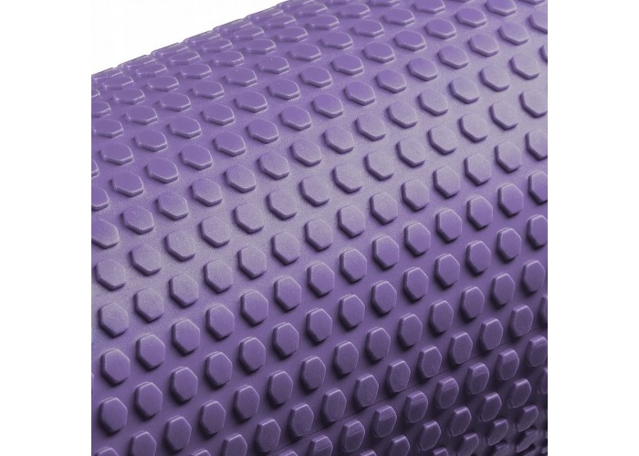 Масажний ролик 4FIZJO CARE+ EVA 45 x 15 см (валик, роллер) 4FJ0331 Purple