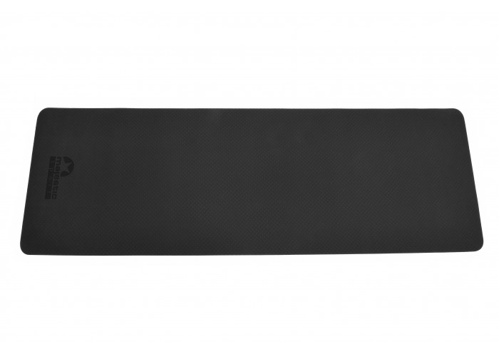 Килимок спортивний Majestic Sport TPE 6 мм для йоги та фітнесу GVT5010/A Black/Grey