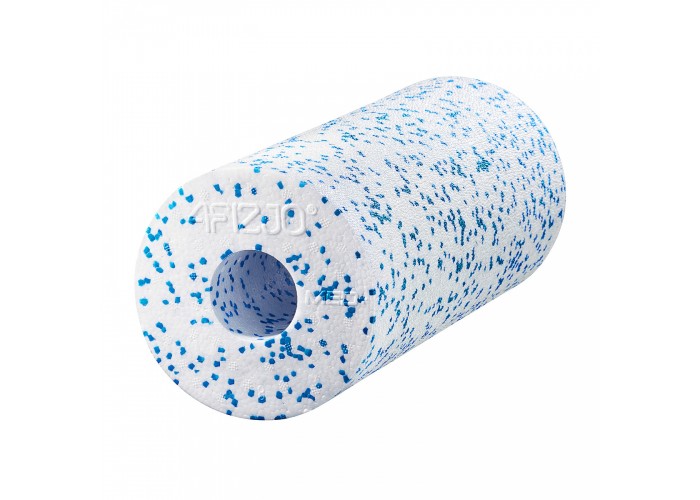 Масажний ролик (валик, роллер) гладкий 4FIZJO EPP MED+ 33 x 14 см 4FJ0054 White/Blue