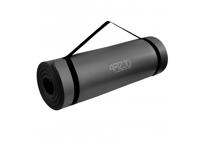 Килимок (мат) спортивний 4FIZJO NBR 180 x 60 x 1 см для йоги та фітнесу 4FJ0015 Black