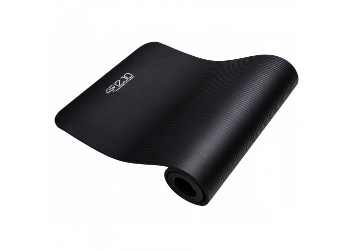 Килимок (мат) спортивний 4FIZJO NBR 180 x 60 x 1.5 см для йоги та фітнесу 4FJ0150 Black