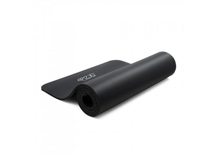 Килимок (мат) спортивний 4FIZJO NBR 180 x 60 x 1.5 см для йоги та фітнесу 4FJ0150 Black