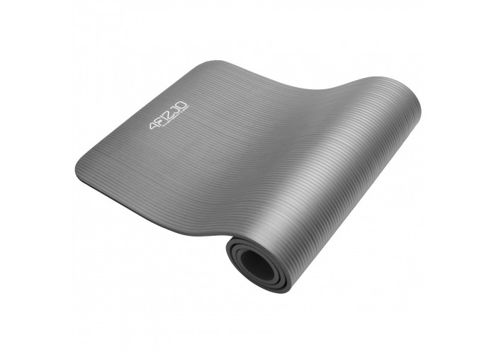 Килимок (мат) спортивний 4FIZJO NBR 180 x 60 x 1.5 см для йоги та фітнесу 4FJ0144 Grey