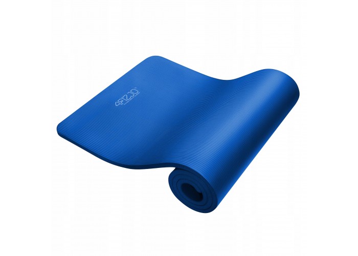 Килимок (мат) спортивний 4FIZJO NBR 180 x 60 x 1.5 см для йоги та фітнесу 4FJ0369 Navy Blue
