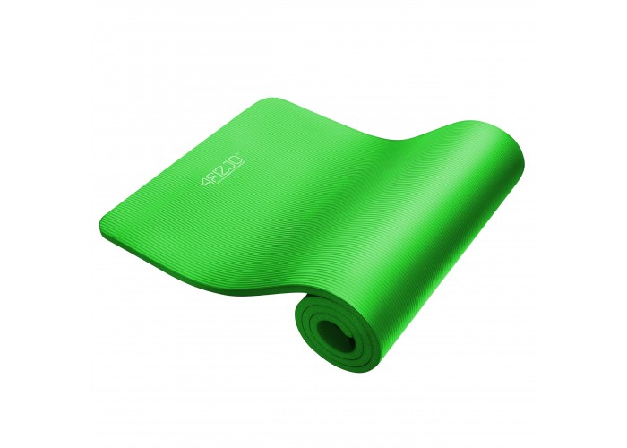 Килимок (мат) спортивний 4FIZJO NBR 1 см для йоги та фітнесу 4FJ0017 Green