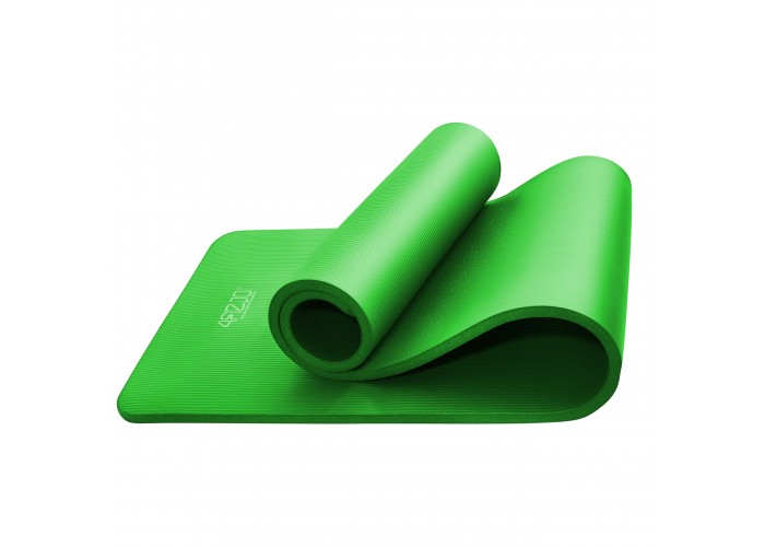 Килимок (мат) спортивний 4FIZJO NBR 1 см для йоги та фітнесу 4FJ0017 Green