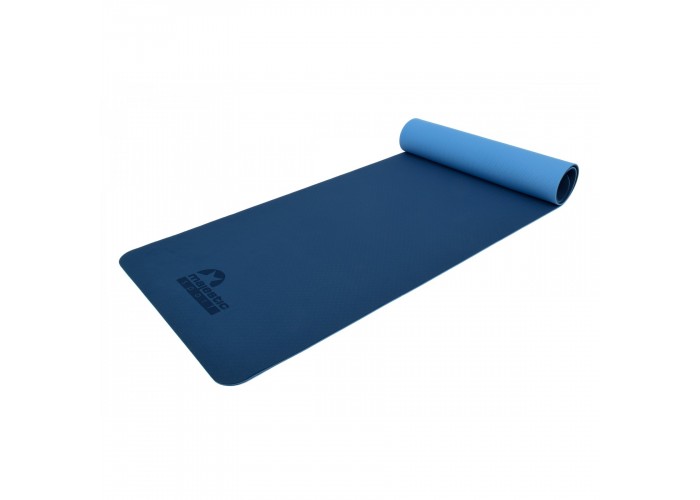 Килимок спортивний Majestic Sport TPE 6 мм для йоги та фітнесу GVT5010/B Blue/Sky Blue