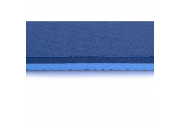Килимок спортивний Majestic Sport TPE 6 мм для йоги та фітнесу GVT5010/B Blue/Sky Blue