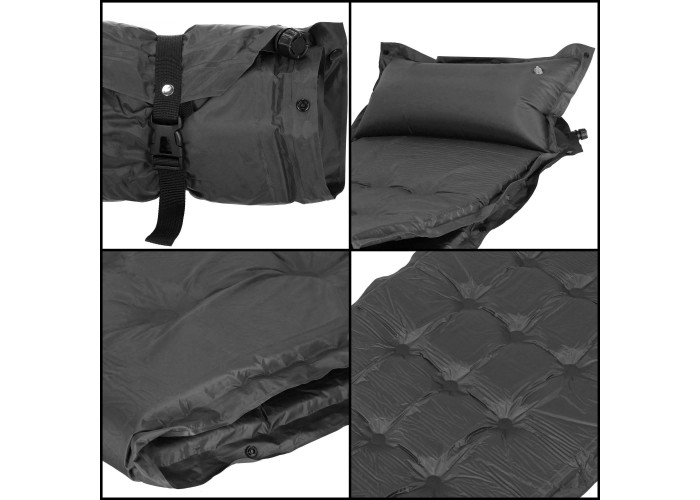 Килимок самонадувний Springos 193 x 68 x 3.5 см з подушкою PM033