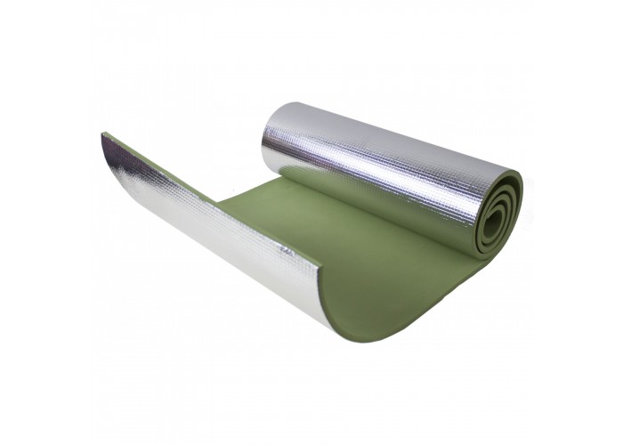 Коврик туристичний (каремат) SportVida Alu EVA 1 см SV-EZ0005 Dark Green