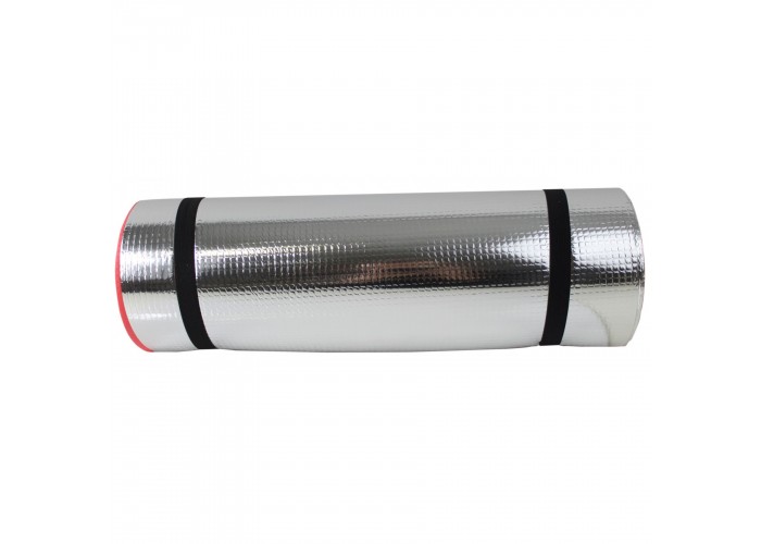 Коврик туристичний (каремат) SportVida Alu EVA 1 см SV-EZ0004 Red