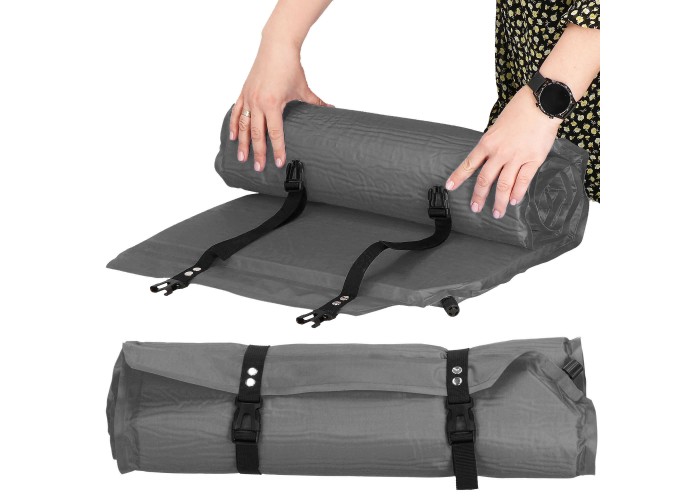 Килимок самонадувний Springos 186 x 53 x 2.5 см з подушкою PM035