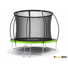 Батут із внутрішньою захисною сіткою 252 см LEOBRO Pro 8FT GREEN
