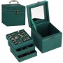 Скринька для прикрас (футляр для біжутерії) Springos 12 x 12 x 12 см HA1048