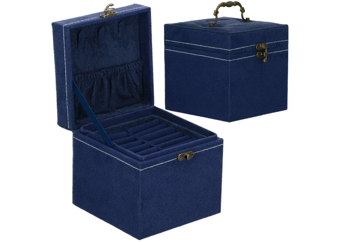 Скринька для прикрас (футляр для біжутерії) Springos 12 x 12 x 12 см HA1089