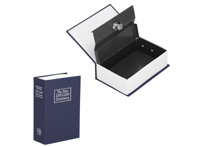Книга-сейф (кешбокс) Springos 26.5 x 20 x 6.5 см для зберігання грошей та цінностей HA5048