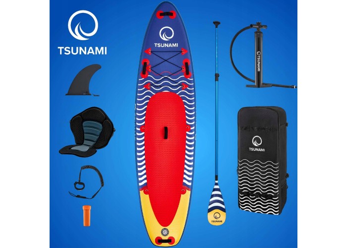 Надувна SUP дошка TSUNAMI 350 см з веслом Wave T04