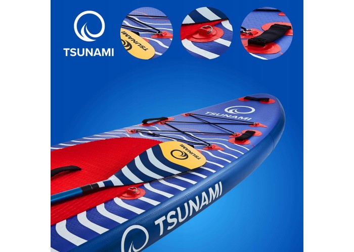 Надувна SUP дошка TSUNAMI 350 см з веслом Wave T04
