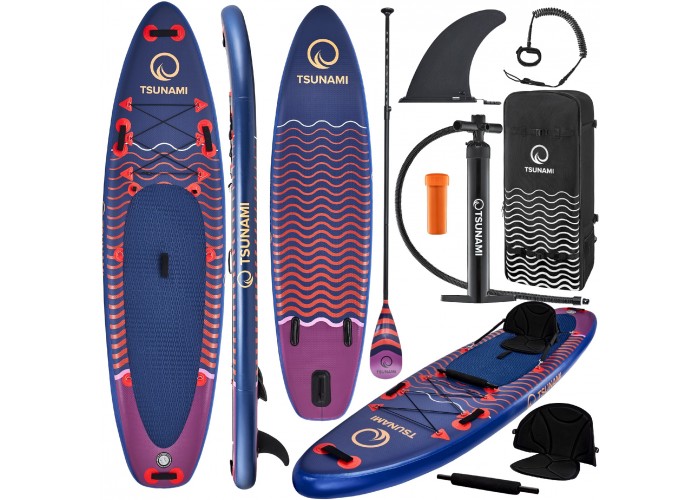 Надувна SUP дошка TSUNAMI 350 см з веслом Wave T05