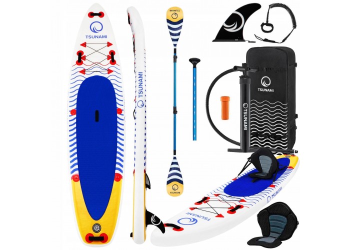 Надувна SUP дошка TSUNAMI 350 см з веслом Wave T09