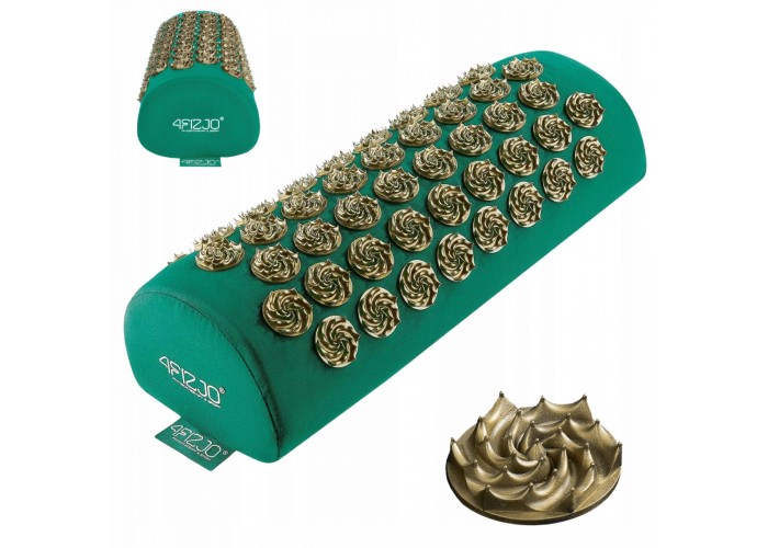 Валик акупунктурний 4FIZJO Standard Аплікатор Кузнєцова 4FJ0405 Navy Green/Gold