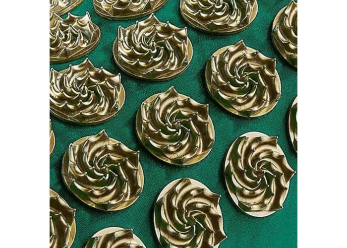 Валик акупунктурний 4FIZJO Standard Аплікатор Кузнєцова 4FJ0405 Navy Green/Gold
