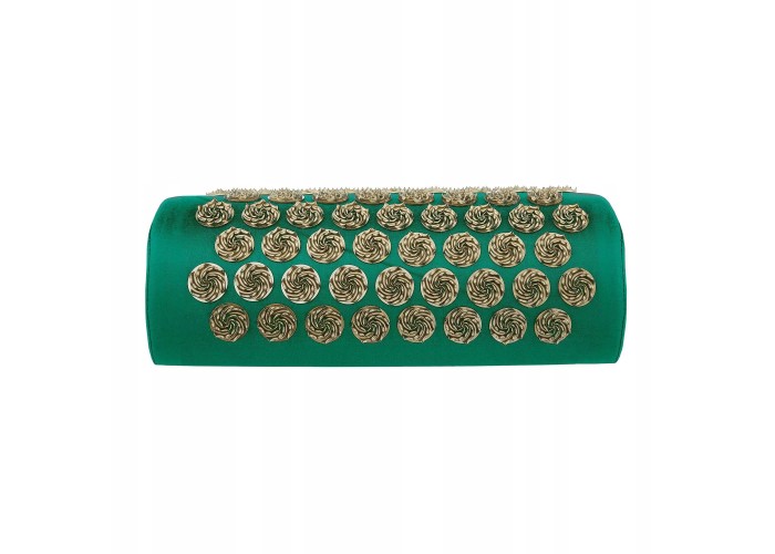 Валик акупунктурний 4FIZJO Standard Аплікатор Кузнєцова 4FJ0405 Navy Green/Gold