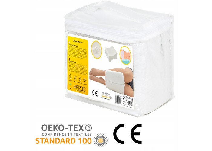 Подушка ортопедична 4FIZJO Support 24 x 21.5 см для для ніг та колін 4FJ0410