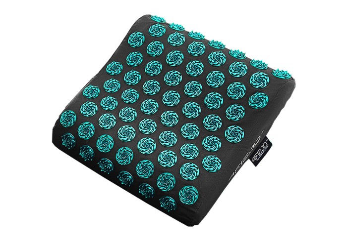 Подушка акупунктурна 4FIZJO Ergo Аплікатор Кузнєцова 4FJ0417 Black/Blue