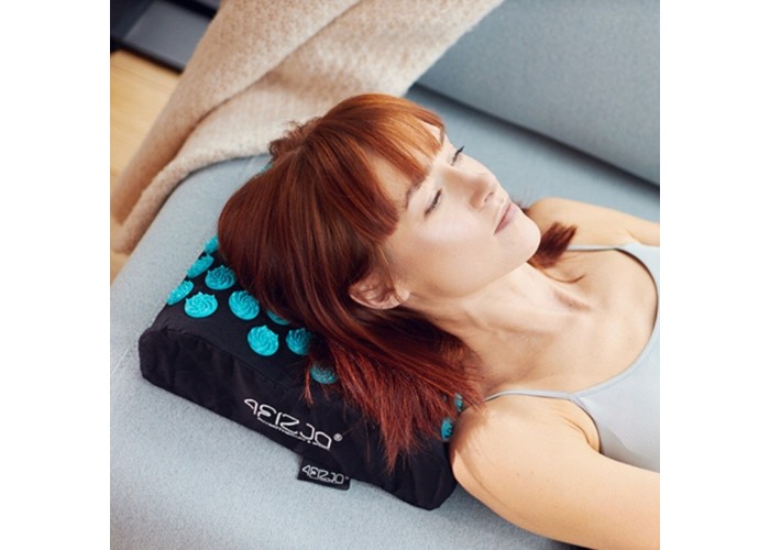 Подушка акупунктурна 4FIZJO Ergo Аплікатор Кузнєцова 4FJ0417 Black/Blue